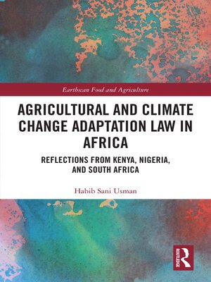 cover image of Agricultural and Climate Change Adaptation Law in Africa